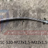 Шланг компрессора (ПАЗ Вектор) высокотемперат. армир. PTFE581C-520-M27х1,5-М22х1,5-RF01