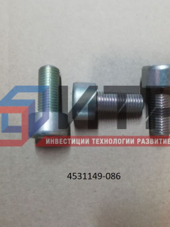 Винт крепления торм. диска для а/м ГАЗ-3310 (М12*1,5*28) 4531149-086