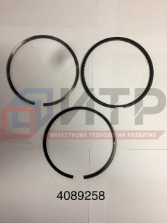 Кольца поршневые к-т на ц-р 102мм ISF3.8 (3959079/3943447/3932520) 4089258 (О+), , компл