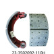 Колодка с накладками Fomar пер/зад (литая, 160мм) 23-3502092-110Н
