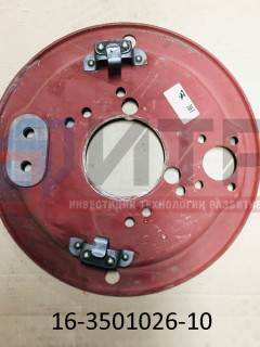 Щит переднего тормоза со скобой (под диск 19,5'' ПАЗ 3204-03 пригородный) 16-3501026-10