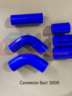 Шланги радиатора ПАЗ (6шт) с хомутами 3205-1303000, , компл