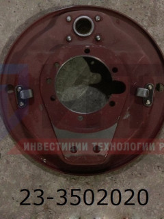 Щит заднего тормоза с усилителем и опорой 23-3502020-СБ