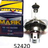 Лампа галогенная H4 12V 60/55W МАЯК 52420