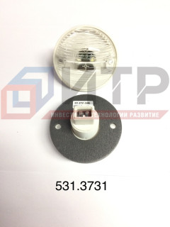 Фонарь габаритный передний белый (светодиод. 12/24V) 531.3731