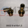 Фитинг угловой  6-М16х1,5  9502
