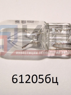 Лампа 12V 5W габарит, повт. поворота W2.1*9.5d МАЯК 61205бц