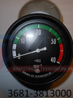 Тахометр 12V (ПАЗ-3205) 3681-3813